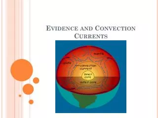 Evidence and Convection Currents