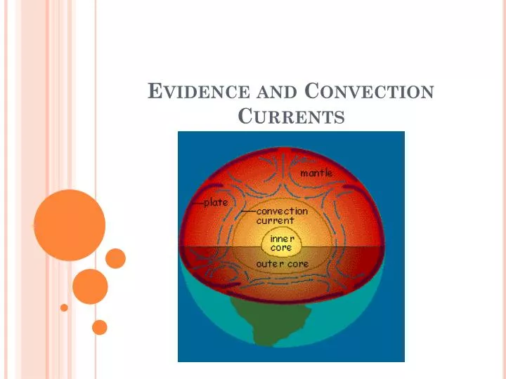 evidence and convection currents