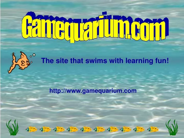 the site that swims with learning fun