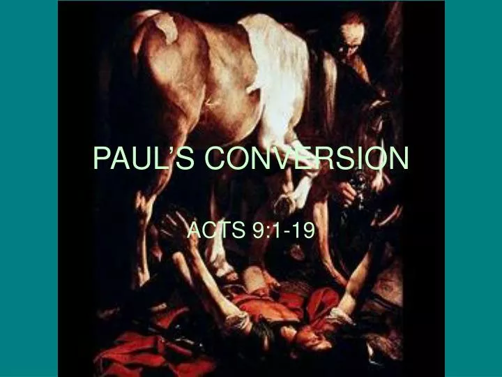 paul s conversion