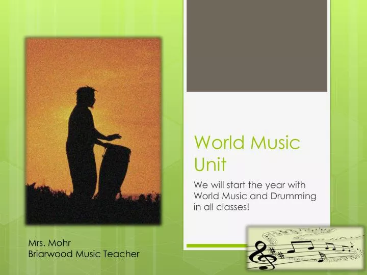 world music unit