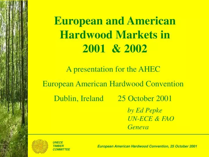european and american hardwood markets in 2001 2002