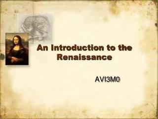 An Introduction to the Renaissance