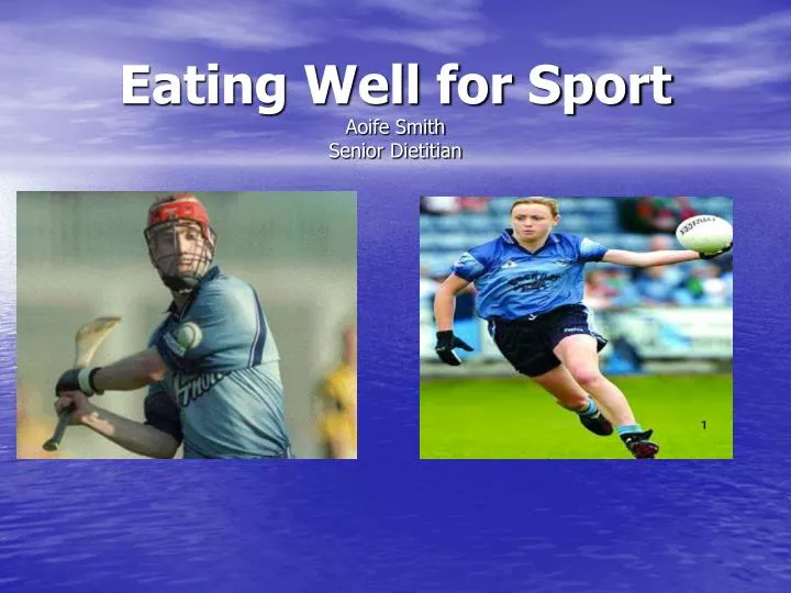 eating well for sport aoife smith senior dietitian