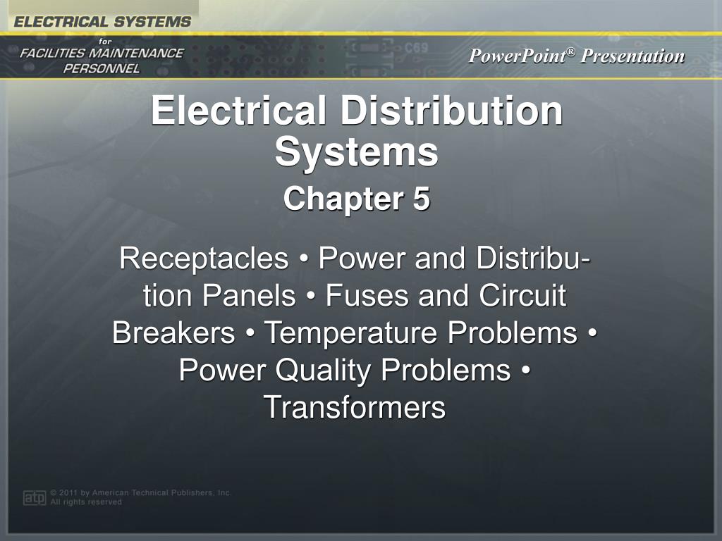 PPT - Electrical Distribution Systems PowerPoint Presentation, free ...