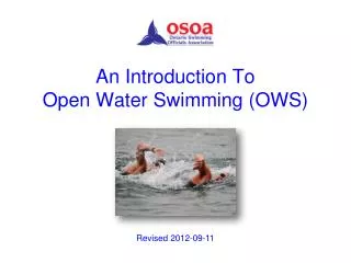 An Introduction To Open Water Swimming (OWS)