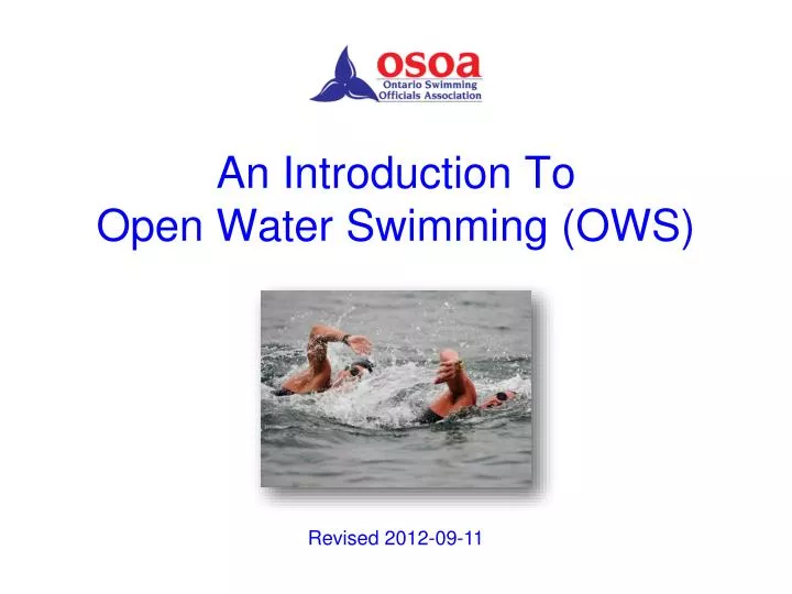 an introduction to open water swimming ows