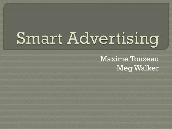 smart advertising