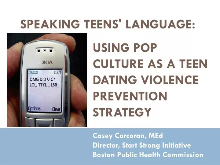 speaking teens language