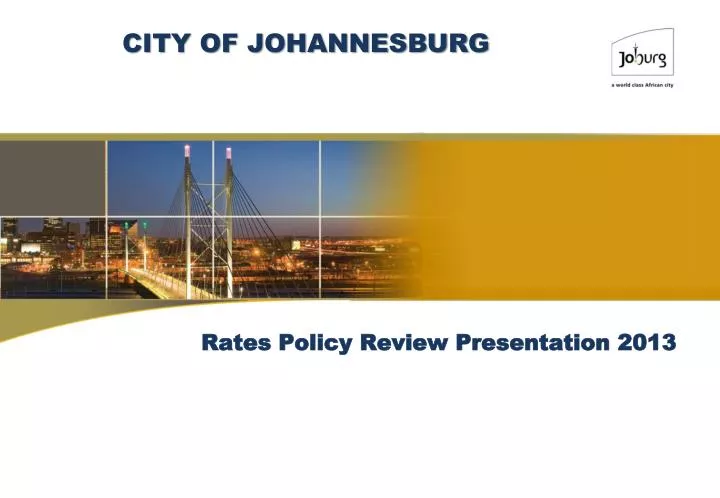 rates policy review presentation 2013