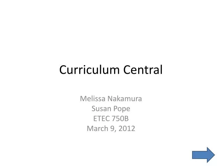 curriculum central
