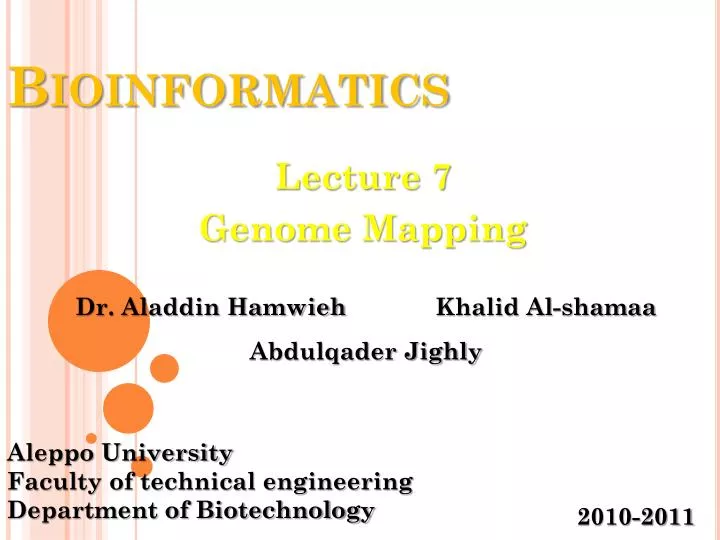 bioinformatics