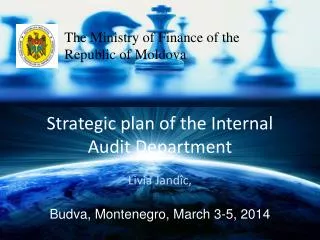 Strategic plan of the Internal Audit Department
