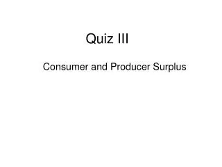 quiz iii