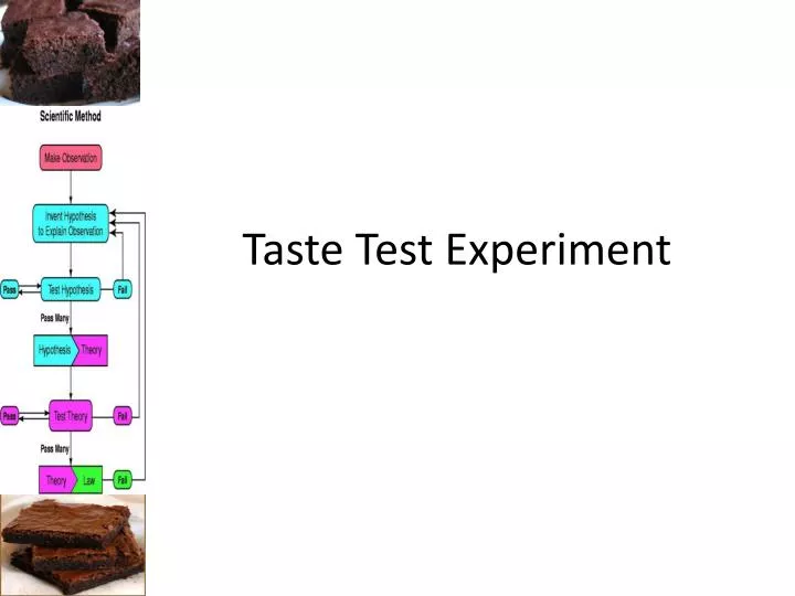 taste test experiment