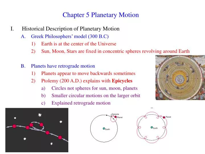chapter 5 planetary motion