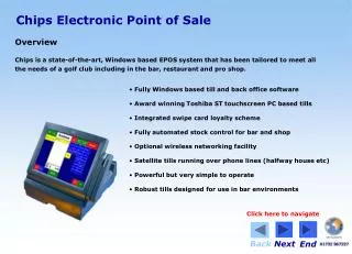 Chips Electronic Point of Sale