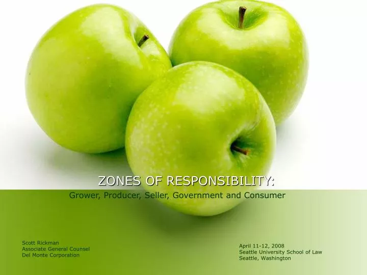 zones of responsibility