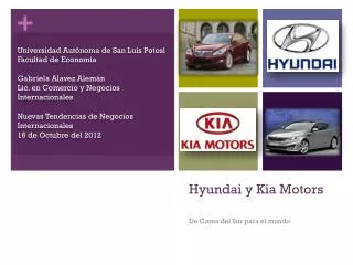 Hyundai y Kia Motors