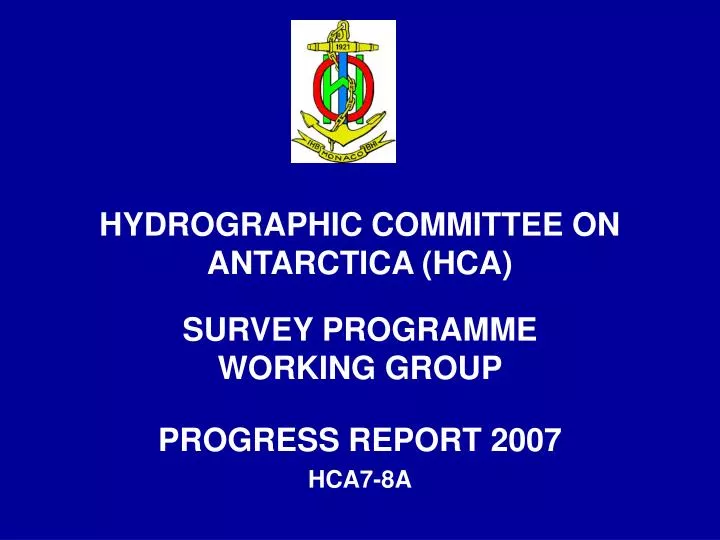 hydrographic committee on antarctica hca