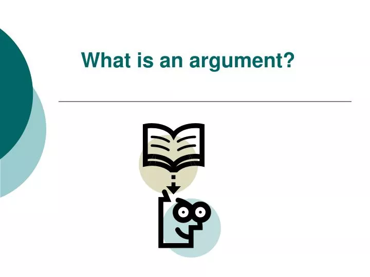 what is an argument