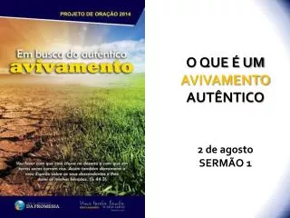 o que um avivamento aut ntico