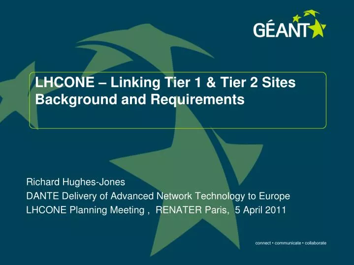 lhcone linking tier 1 tier 2 sites background and requirements