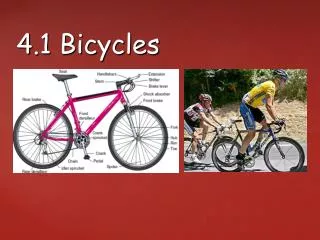 4.1 Bicycles