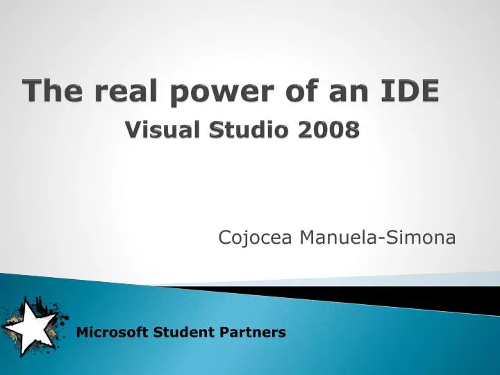 the real power of an ide visual studio 2008