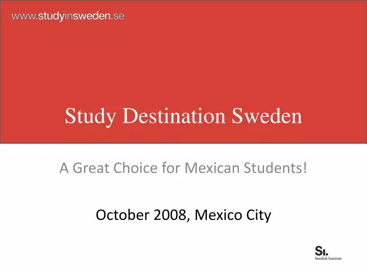 study destination sweden