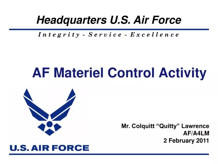 af materiel control activity