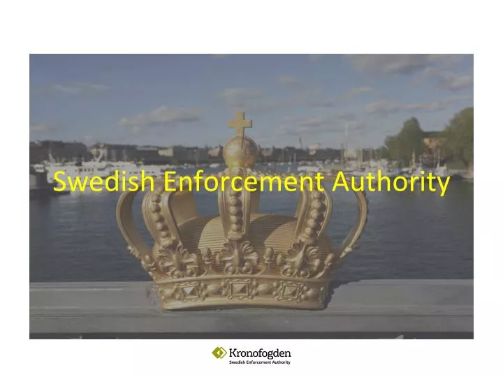 swedish enforcement authority