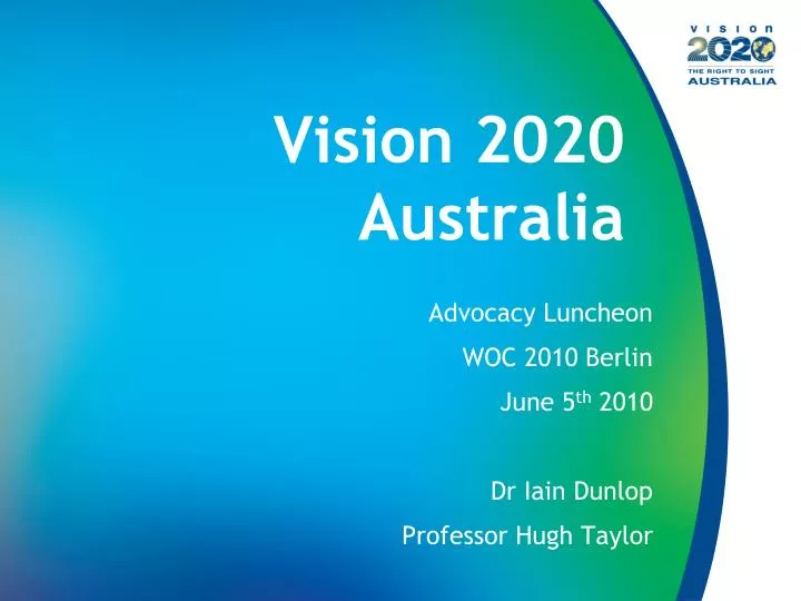 vision 2020 australia