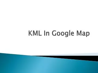 KML In Google Map