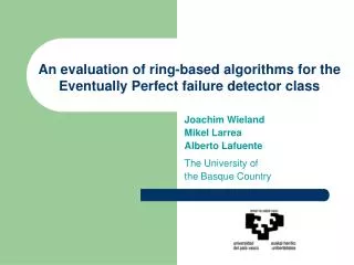 An evaluation of ring-based algorithms for the Eventually Perfect failure detector class