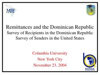 Columbia University New York City November 23, 2004