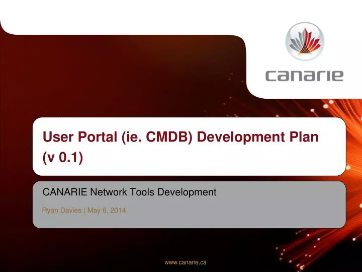 canarie network tools development
