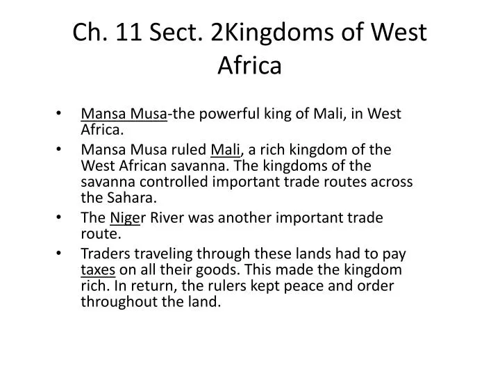 ch 11 sect 2kingdoms of west africa
