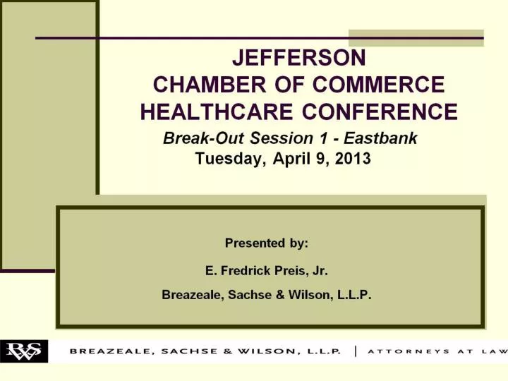 jefferson chamber of commerce healthcare conference