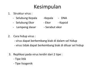 kesimpulan