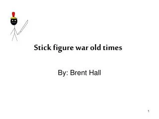Stick figure war old times
