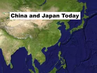 China and Japan Today