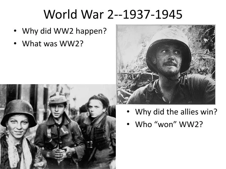 world war 2 1937 1945