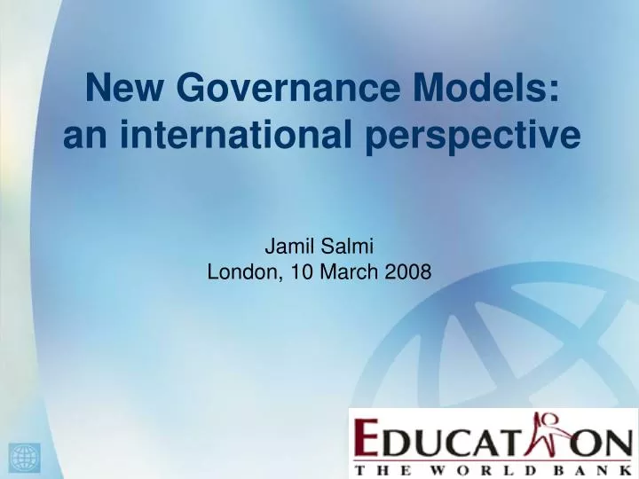 new governance models an international perspective