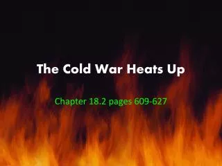 The Cold War Heats Up