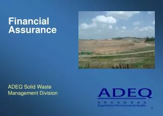 Financial Assurance