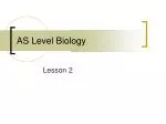 AS Level Biology