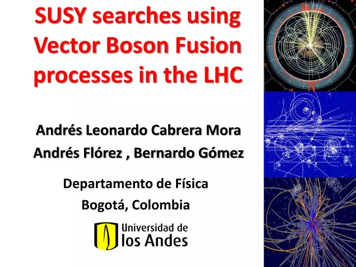 susy searches using vector boson fusion processes in the lhc