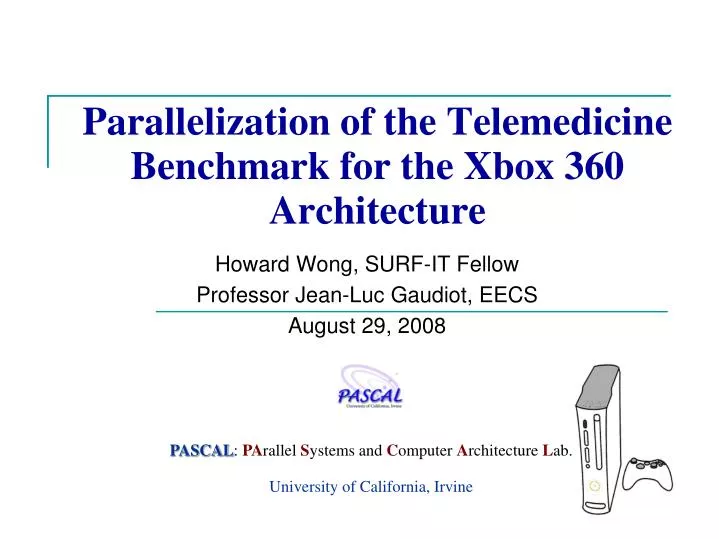 howard wong surf it fellow professor jean luc gaudiot eecs august 29 2008