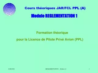 module reglementation 1